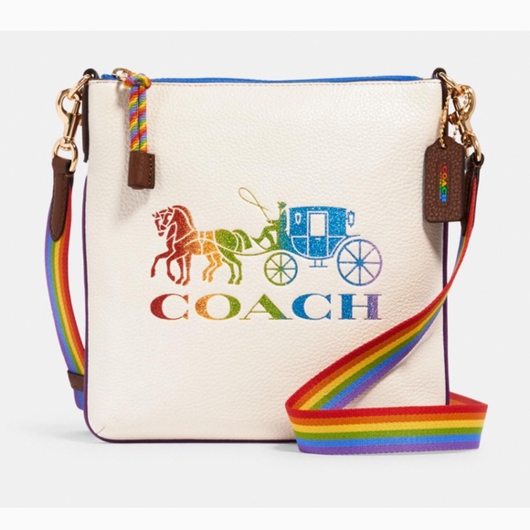 Coach Handbags - COACH JES SLIM CROSSBODY WITH 🌈 HORSE & CARRIAGE